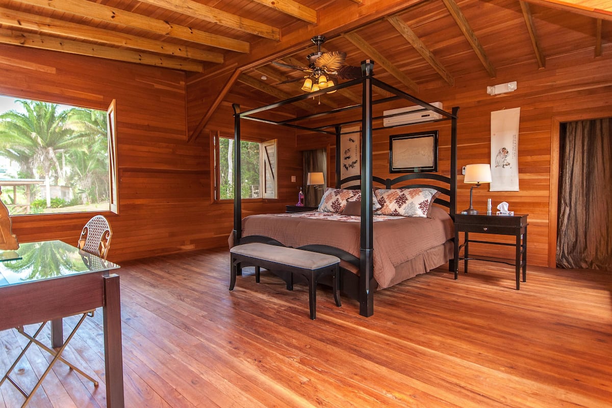 royal suite - river view | 1 bedroom, premium bedding, blackout curtains, bed sheets