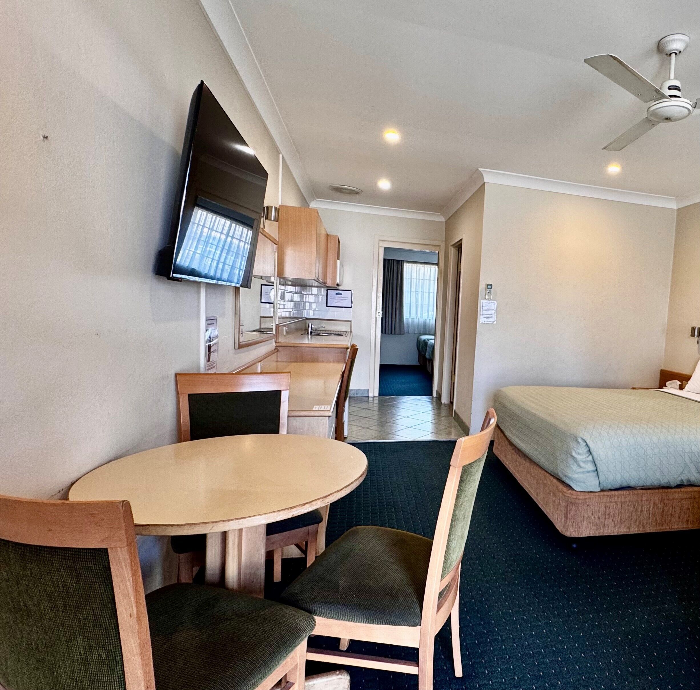 Family Suite, 2 Bedrooms, Non Smoking (Family Q3S) | Minibar, desk, laptop workspace, blackout drapes