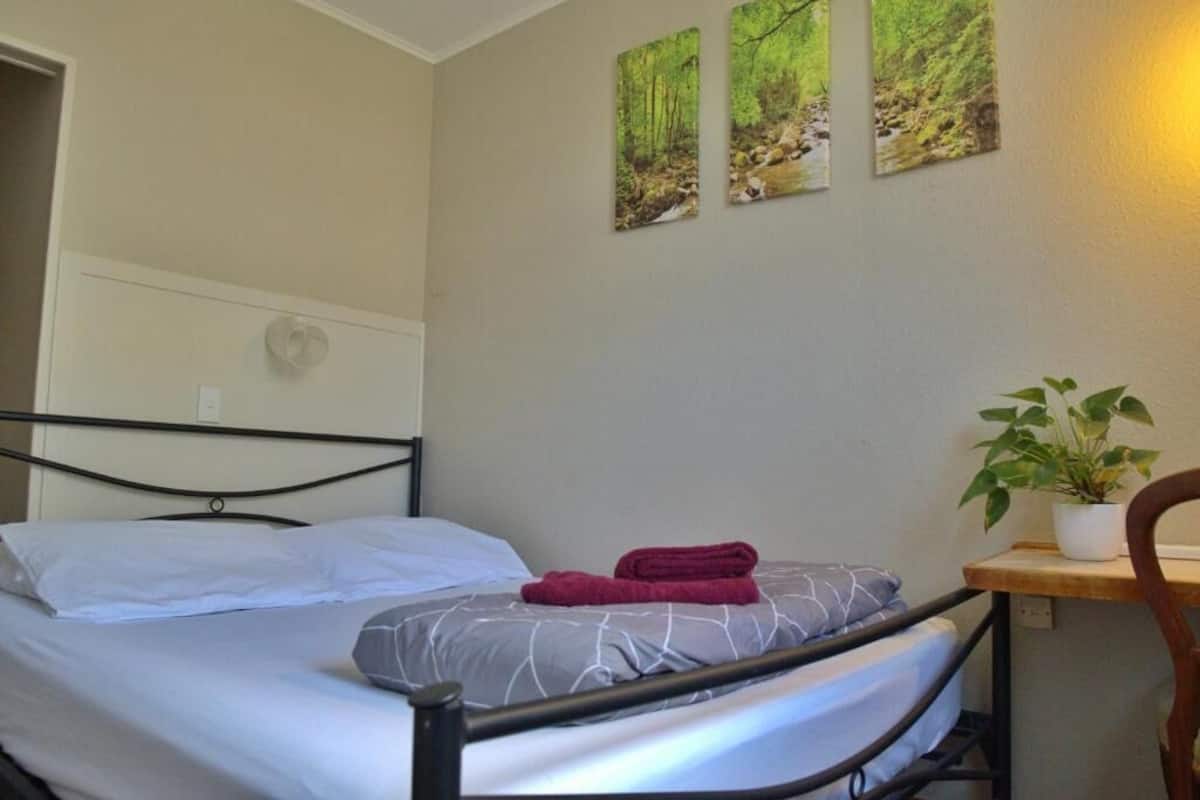 Desk, blackout curtains, free WiFi, individually decorated