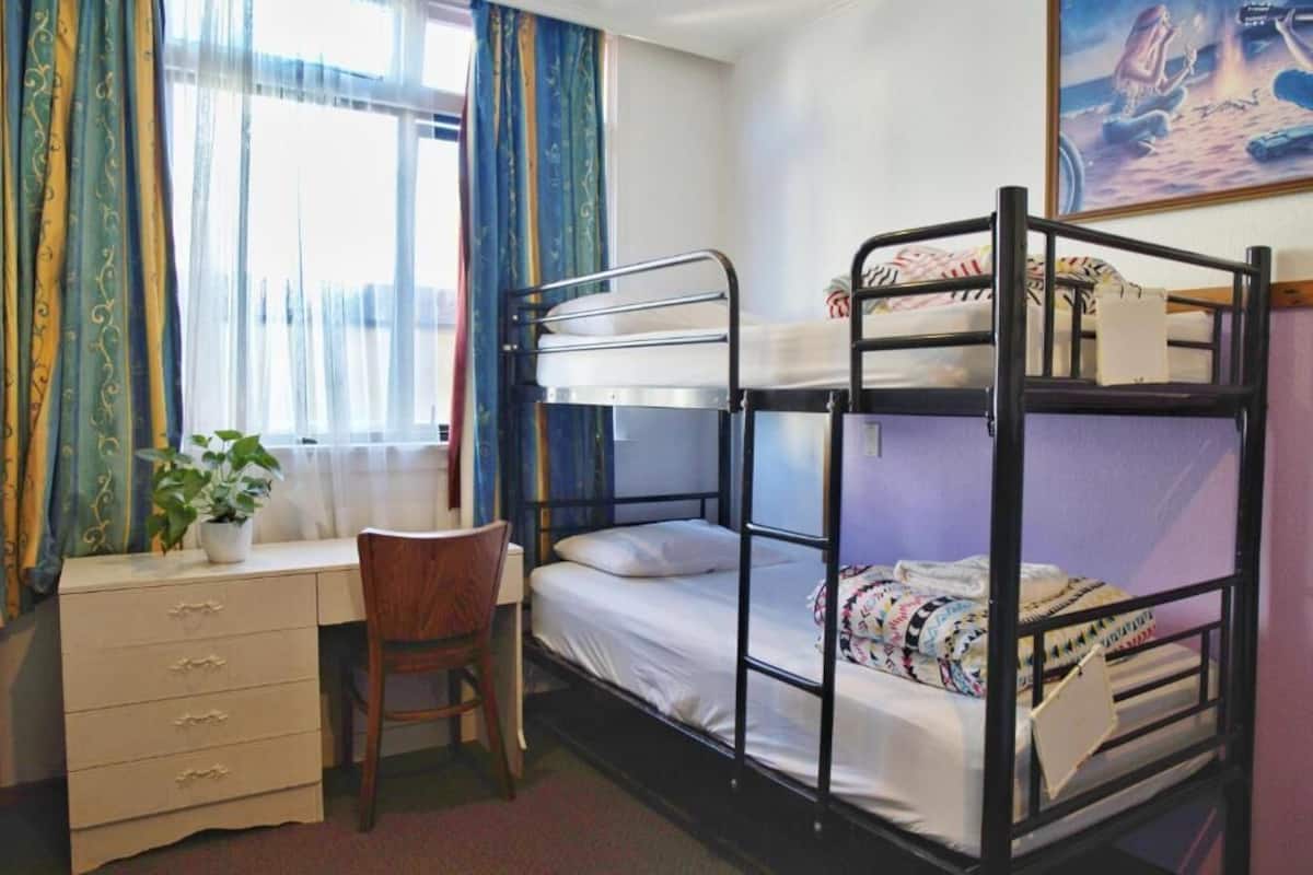 Desk, blackout curtains, free WiFi, individually decorated