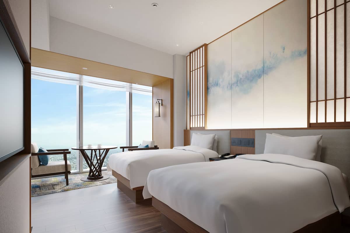 Rom – superior, 2 enkeltsenger, Club Lounge-tilgang | Dundyner, minibar, safe på rommet og skrivebord