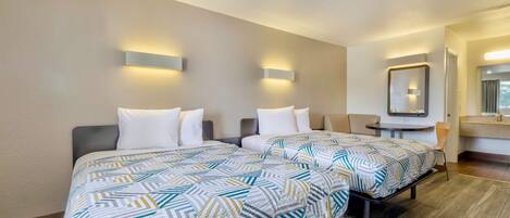 Free WiFi, bed sheets