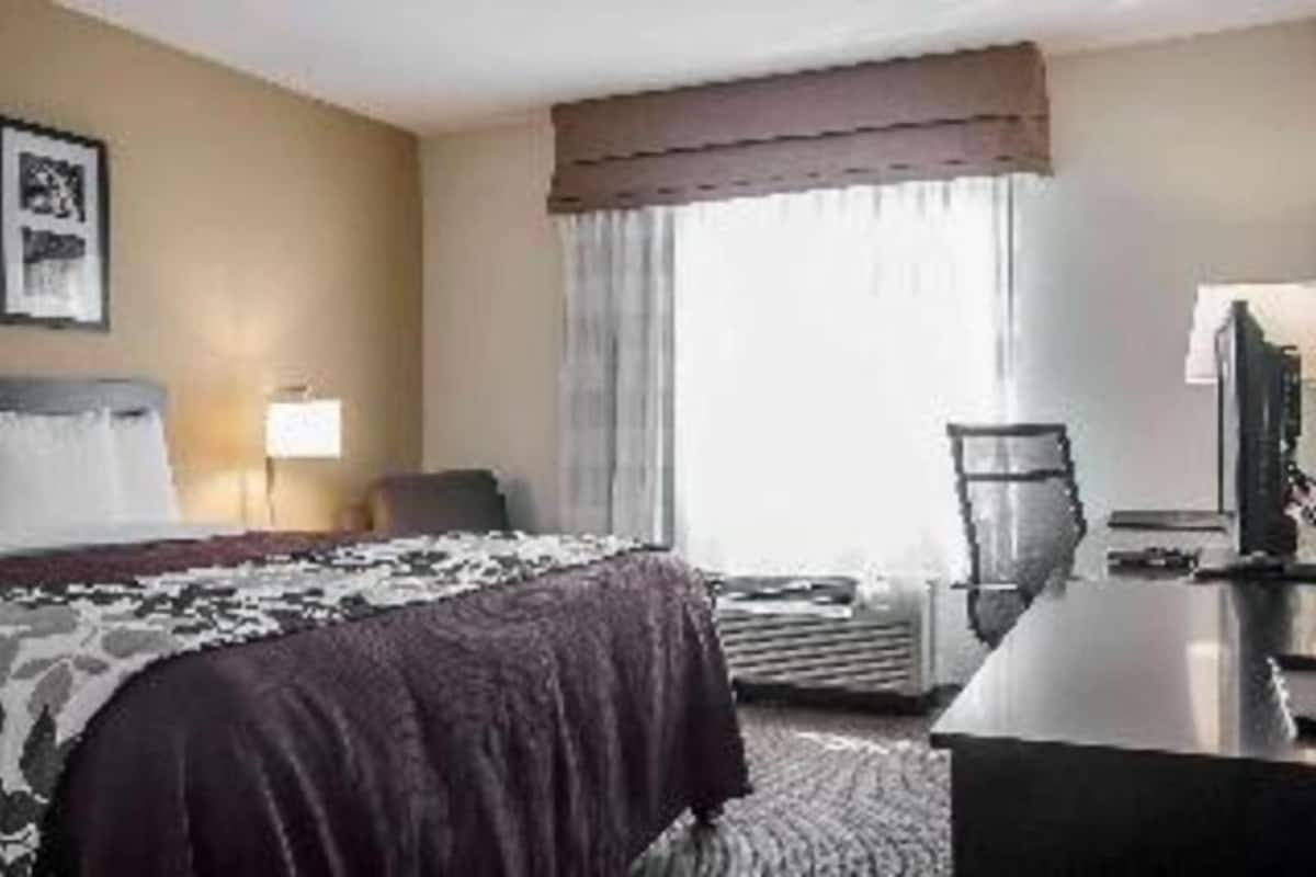 Colchones con pillow-top, escritorio y cortinas blackout