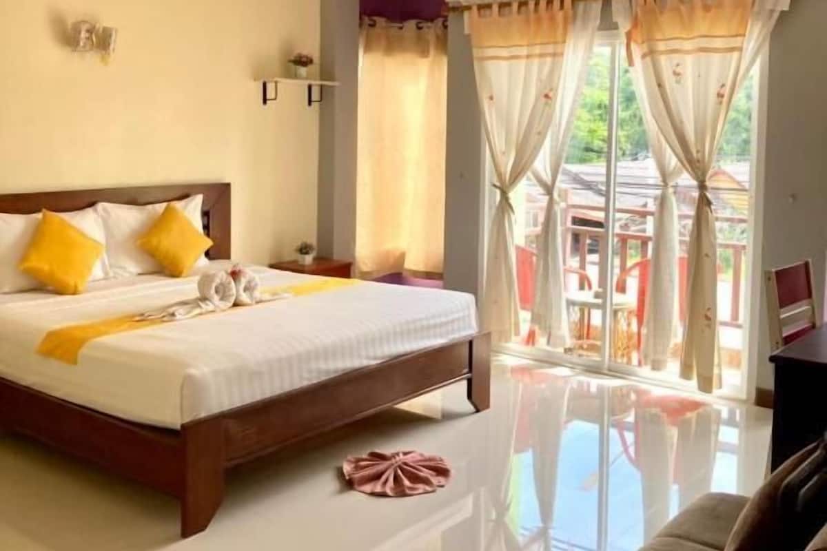 Double Room, Balcony, City View