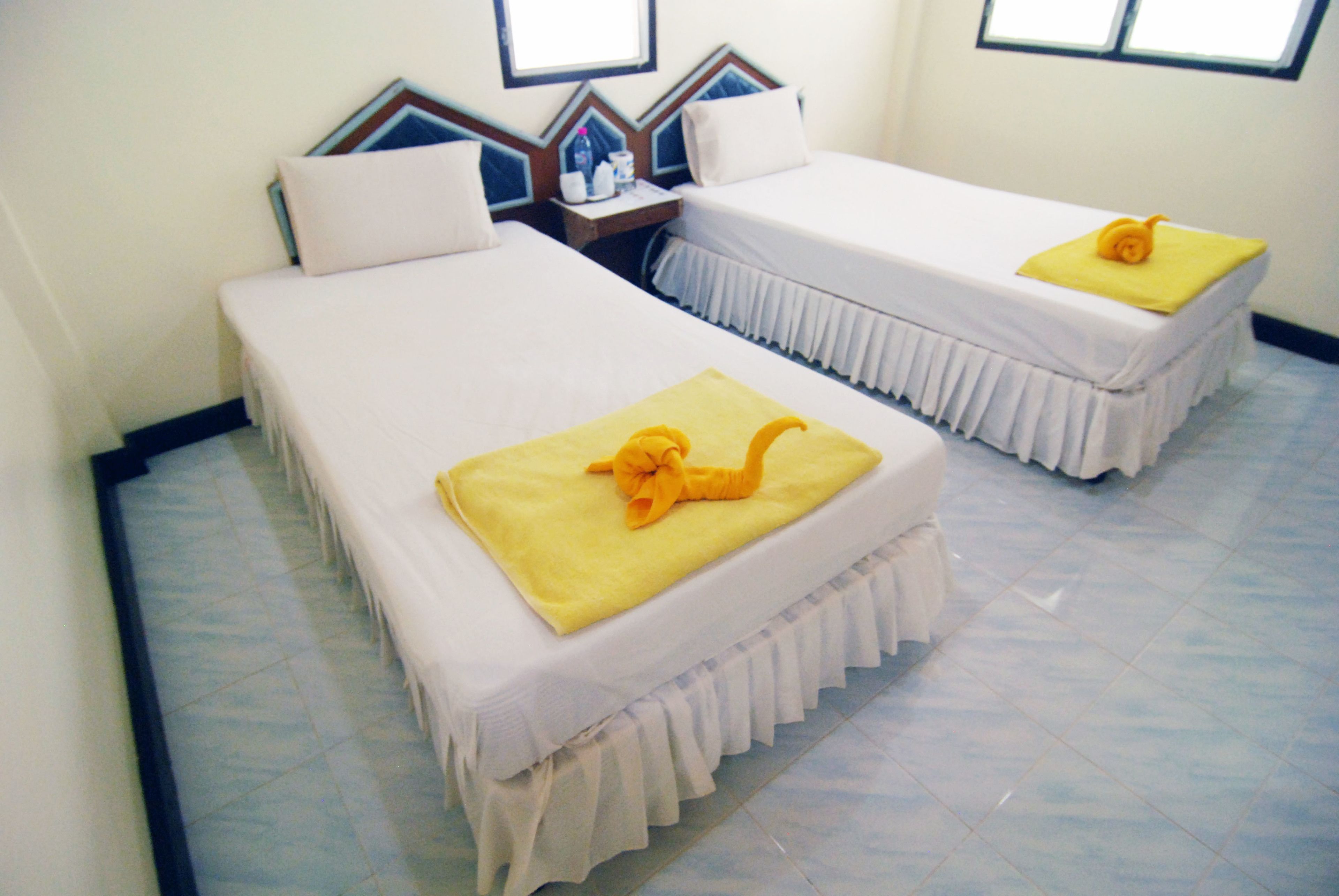 bungalow, 2 single beds (fan only) | rollaway beds, free wifi