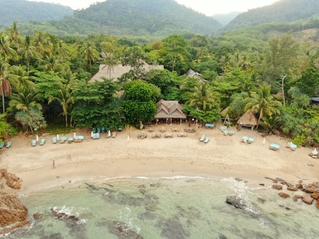 Aerial view. The Narima Bungalow Resort