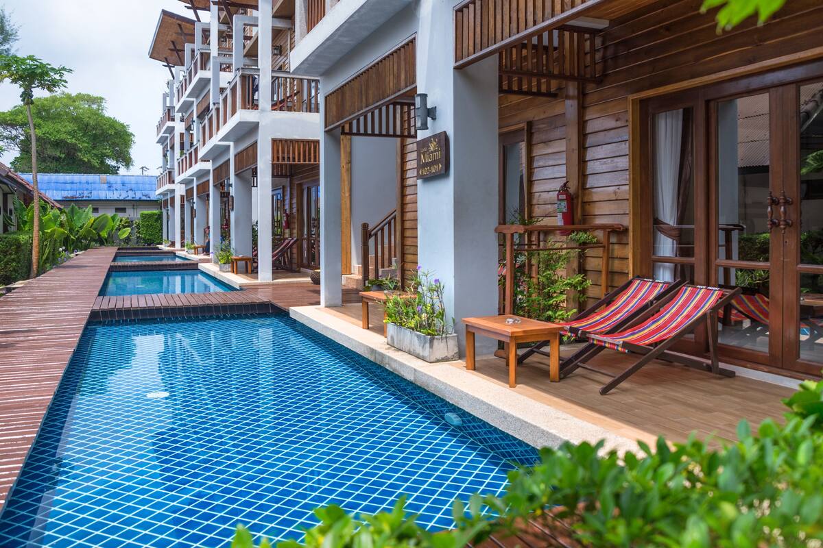 Deluxe Garden Room (First Floor) | Balcony view