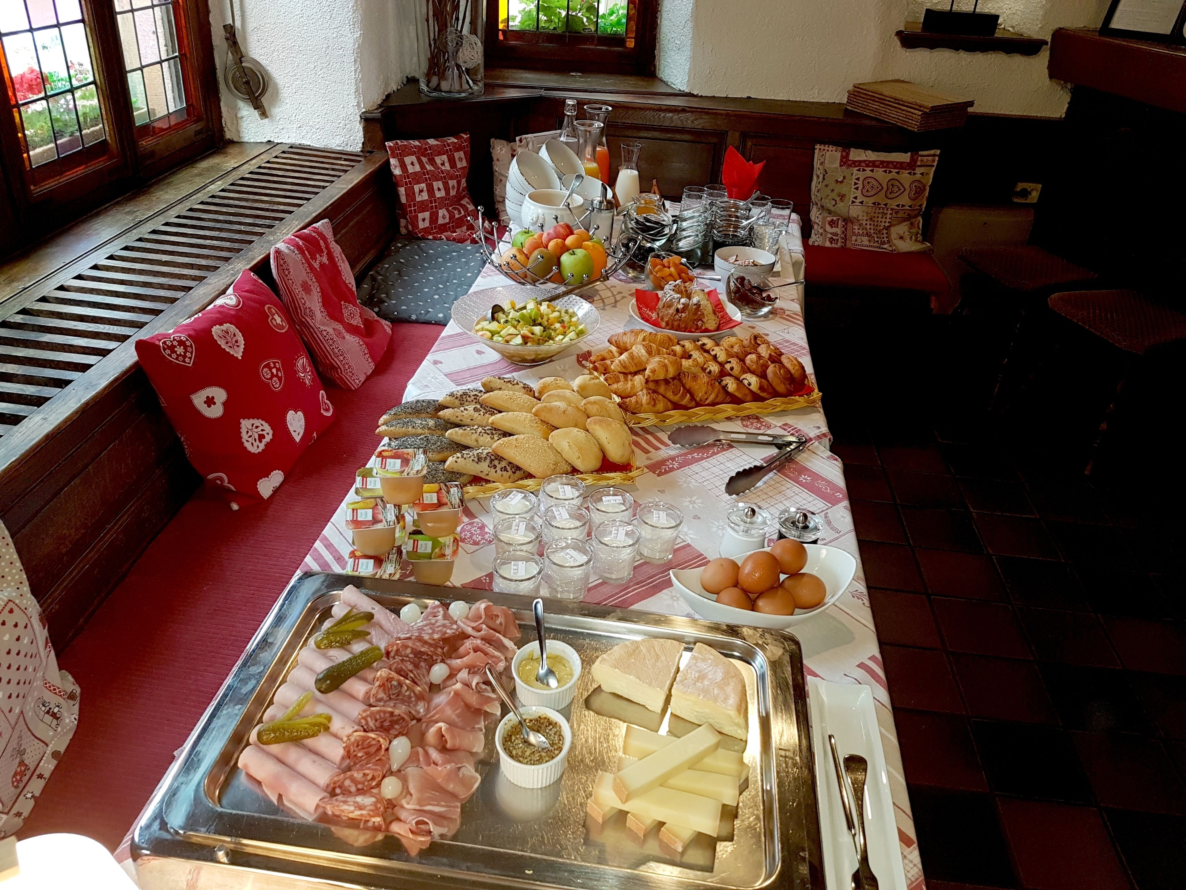 daily buffet breakfast (eur 9.90 per person)