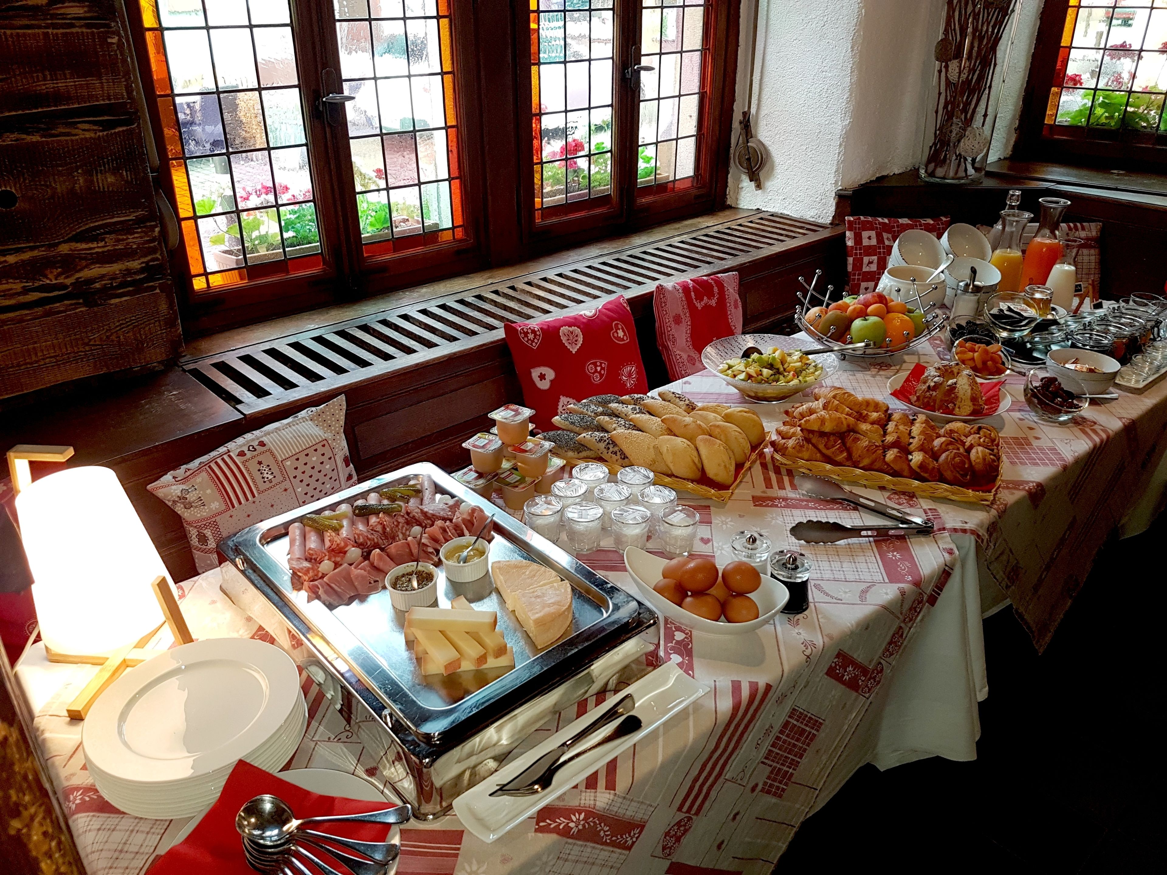 daily buffet breakfast (eur 9.90 per person)