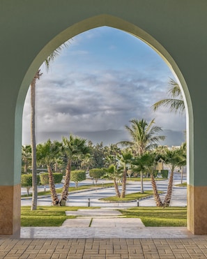 Majoituspaikan sisäänkäynti