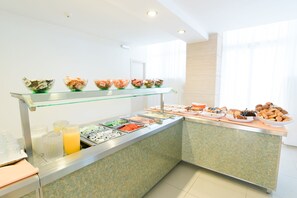 Frokostbuffé er inkludert