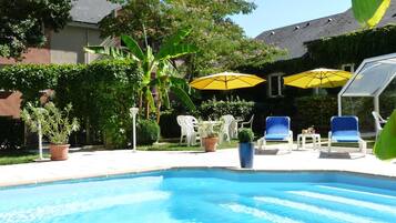 Indoor pool, outdoor pool