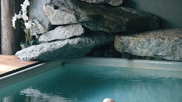 Sauna, hot tub, steam room, body treatments, aromatherapy