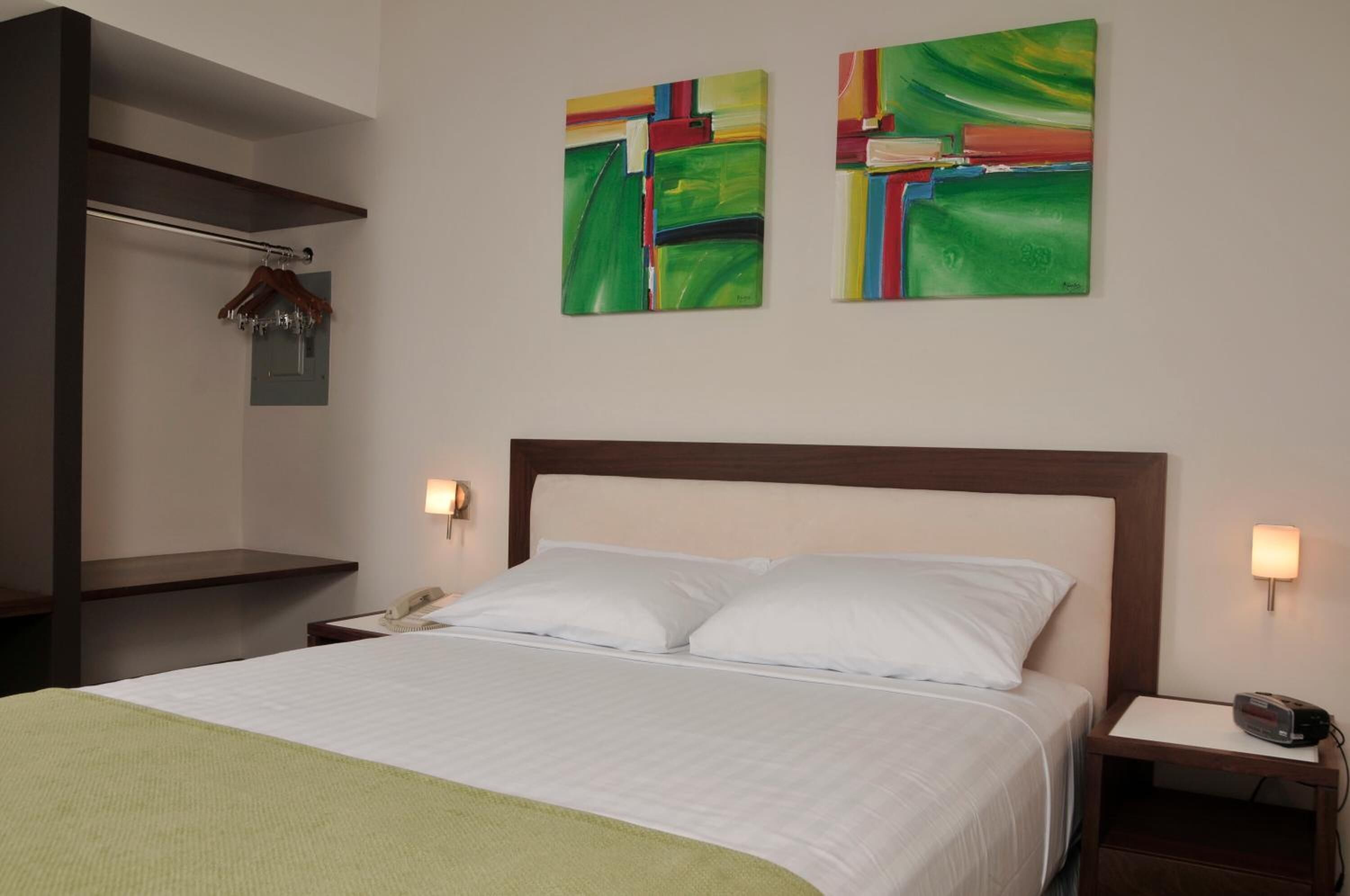 premium bedding, in-room safe, desk, blackout curtains