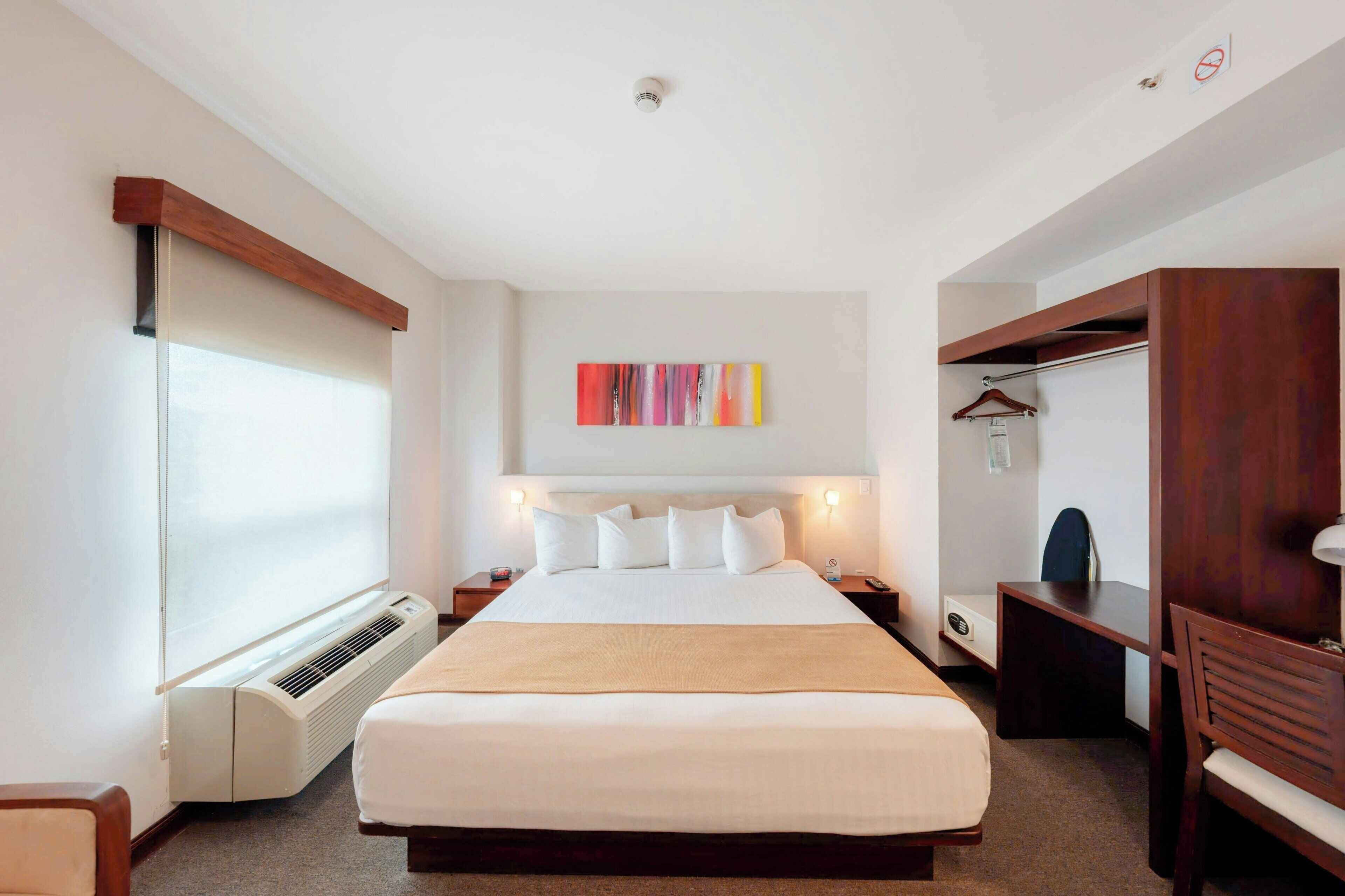 Premium bedding, in-room safe, desk, blackout curtains