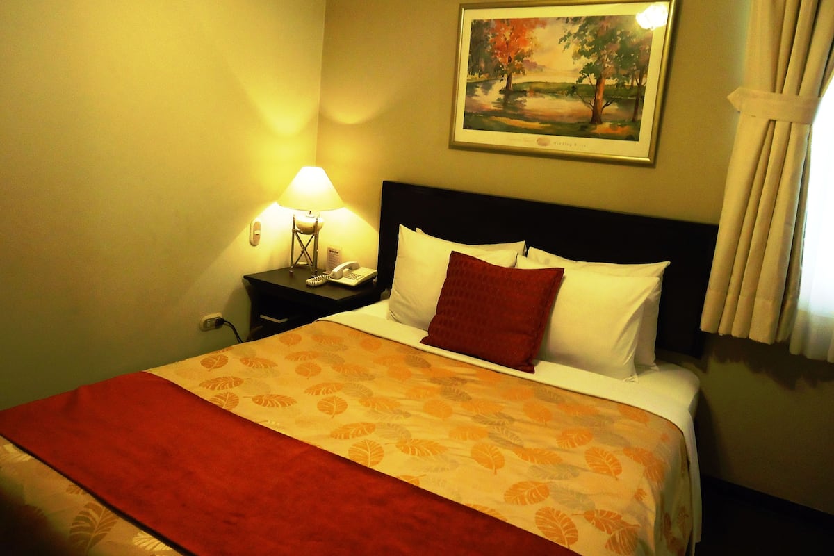 Down duvets, in-room safe, desk, blackout curtains