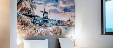 Phòng | Bộ đồ giường kháng dị ứng, bàn, truy cập Internet không dây miễn phí