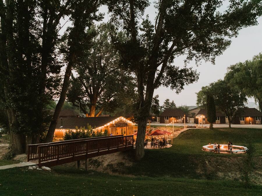 Kort over overnatningsstedet