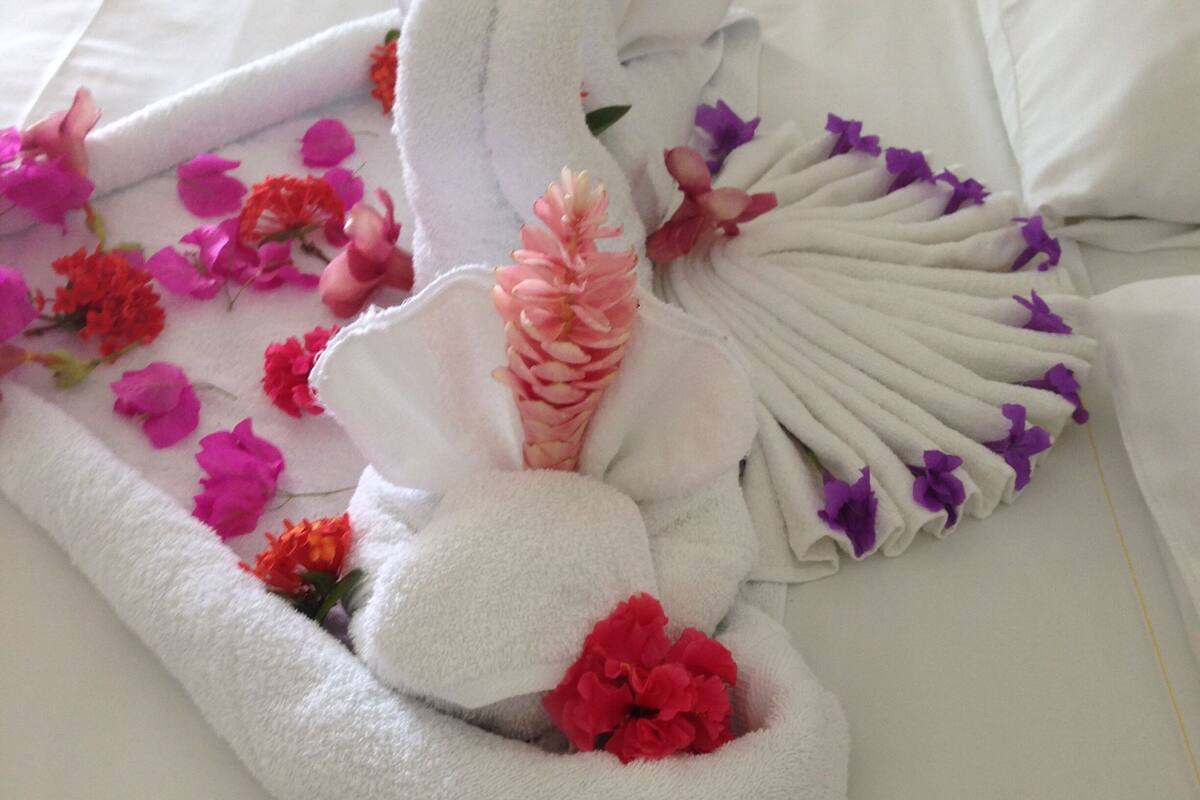 individually decorated, individually furnished, iron/ironing board