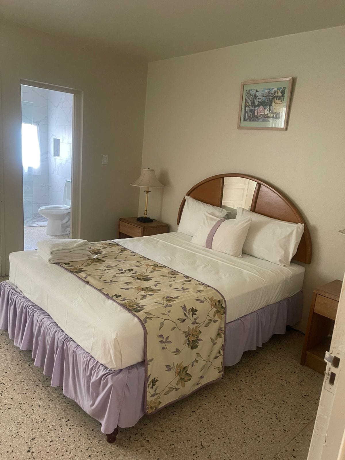 Individually decorated, individually furnished, iron/ironing board