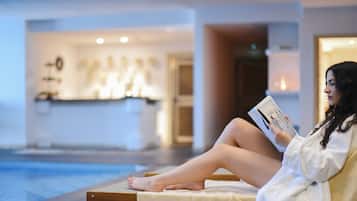 Sauna seca, banheira de hidromassagem, banho turco/hammam