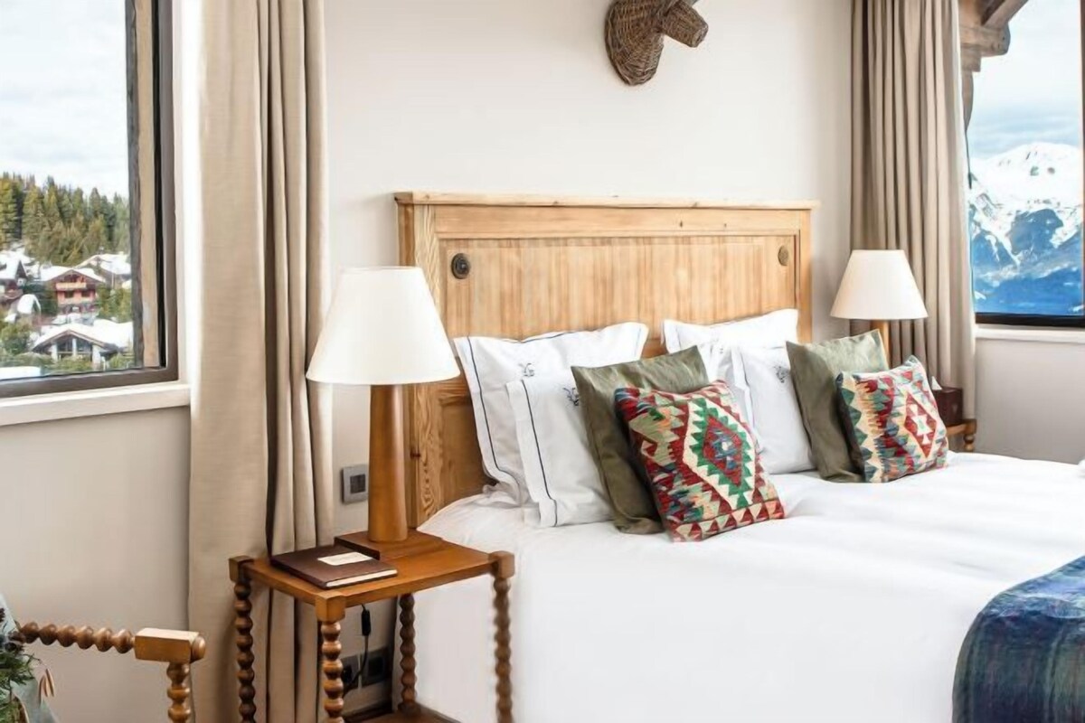 Ropa de cama de alta calidad y minibar 