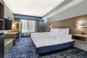 標準客房, 1 張特大雙人床, 無障礙, 浴缸 | 特厚豪華床墊、書桌、手提電腦工作空間、熨斗/熨衫板