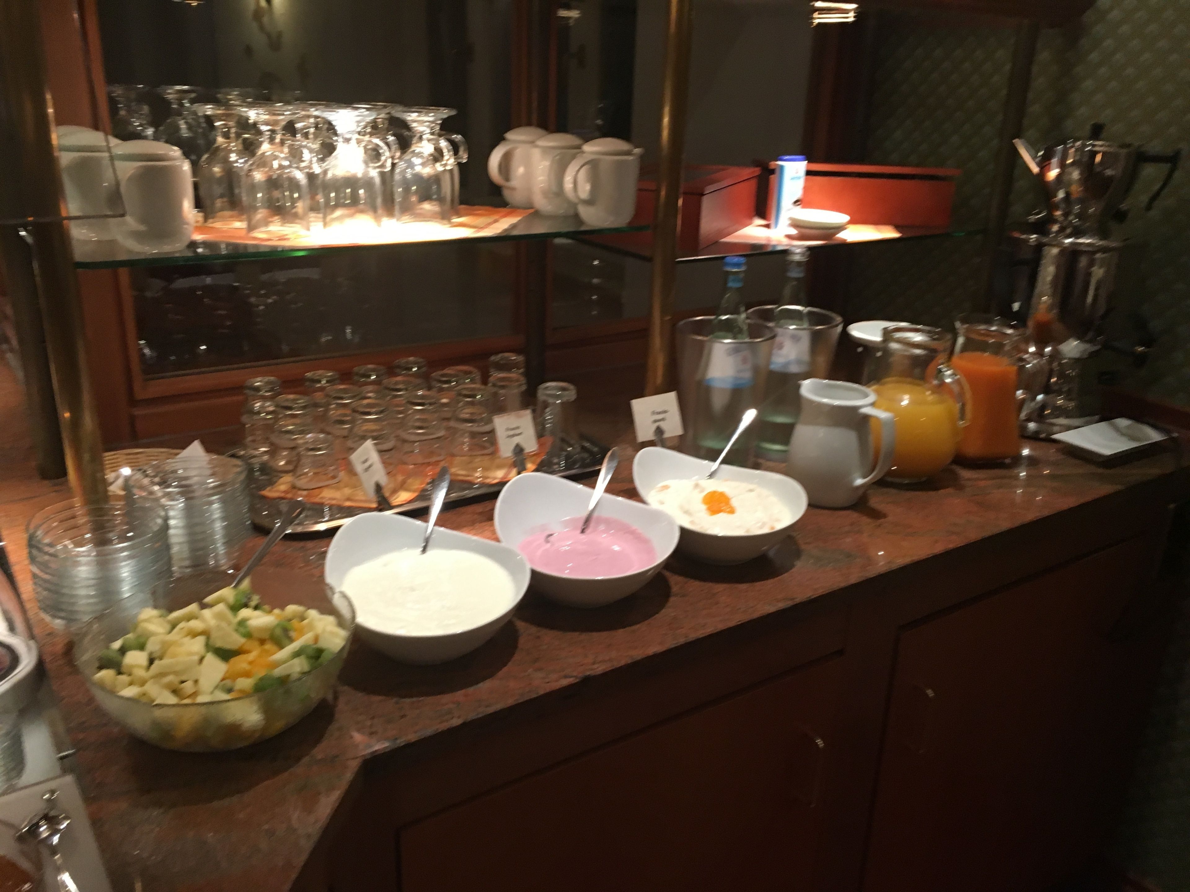 daily buffet breakfast (eur 8.00 per person)