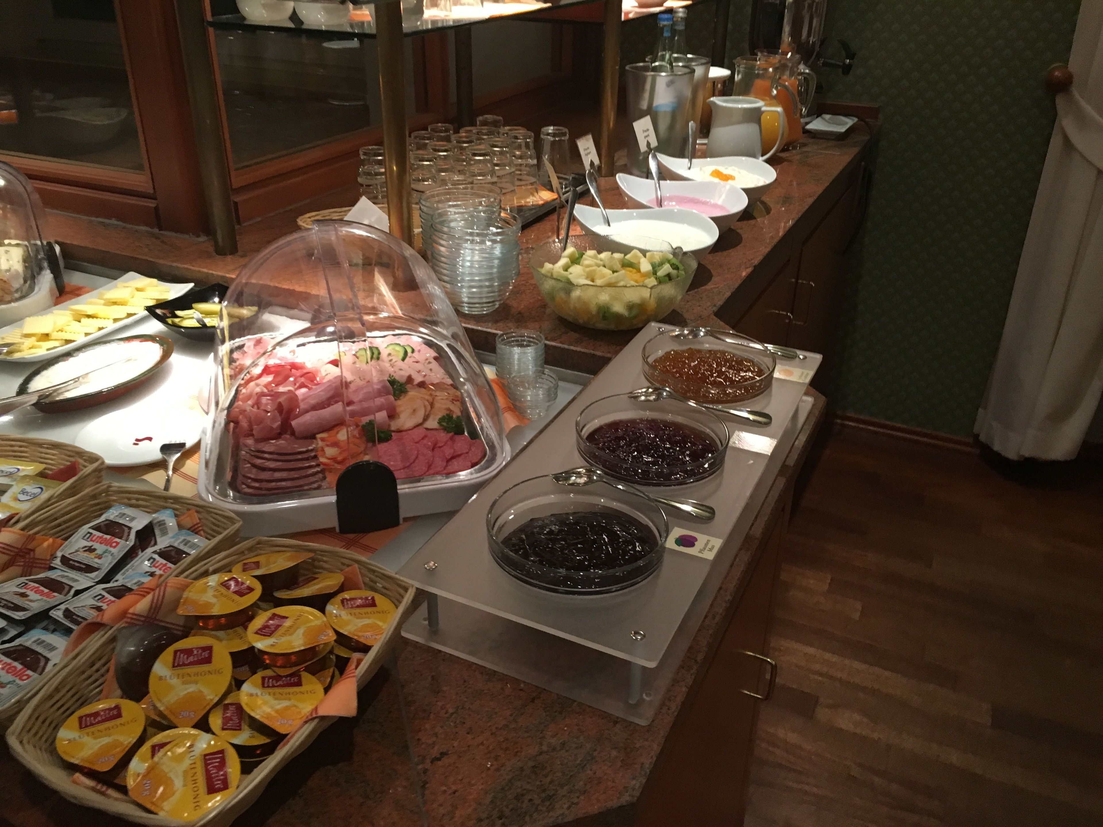 daily buffet breakfast (eur 8.00 per person)