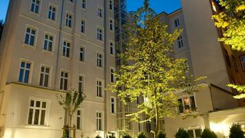 Overnatningsstedets facade