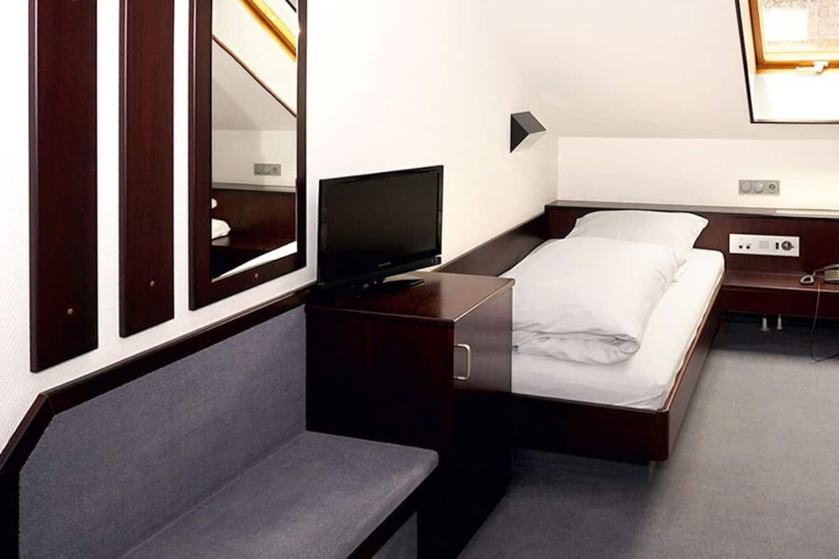 Eenpersoonskamer | 1 slaapkamer, hypoallergeen beddengoed, een minibar, een bureau