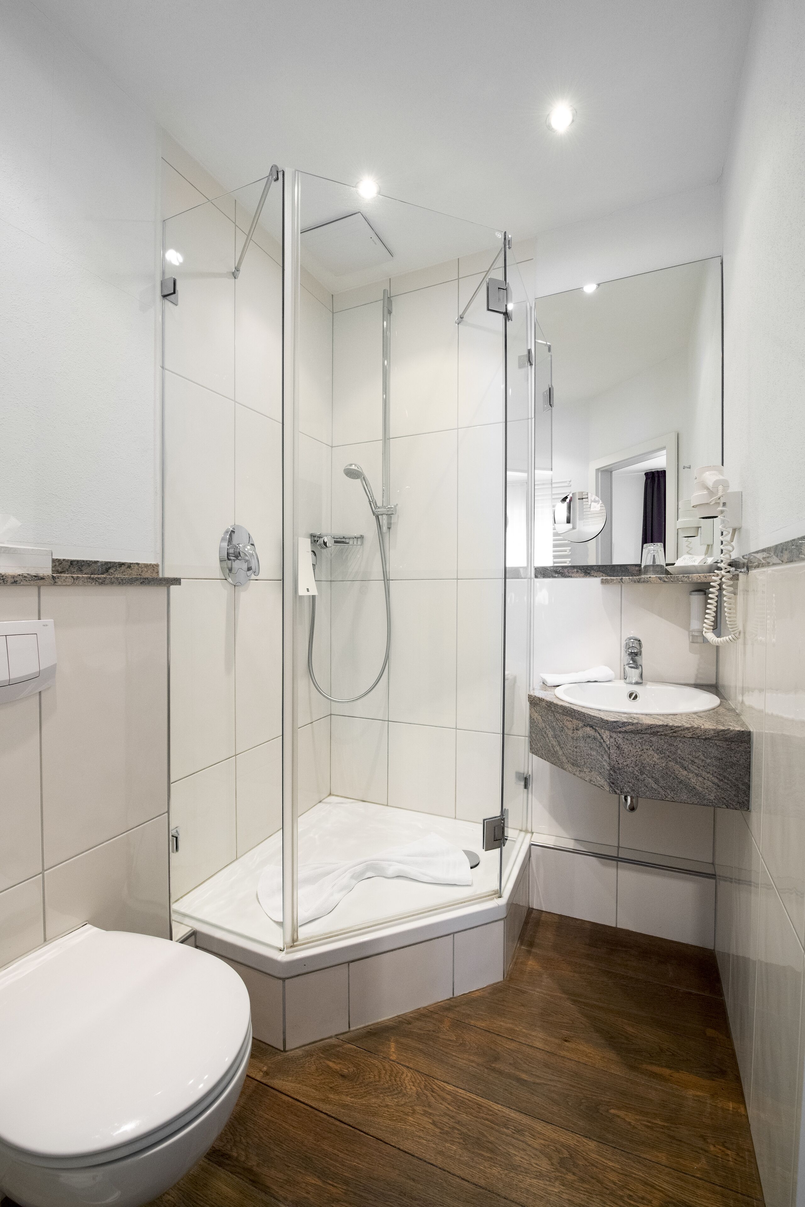 free toiletries, hair dryer, bathrobes, slippers