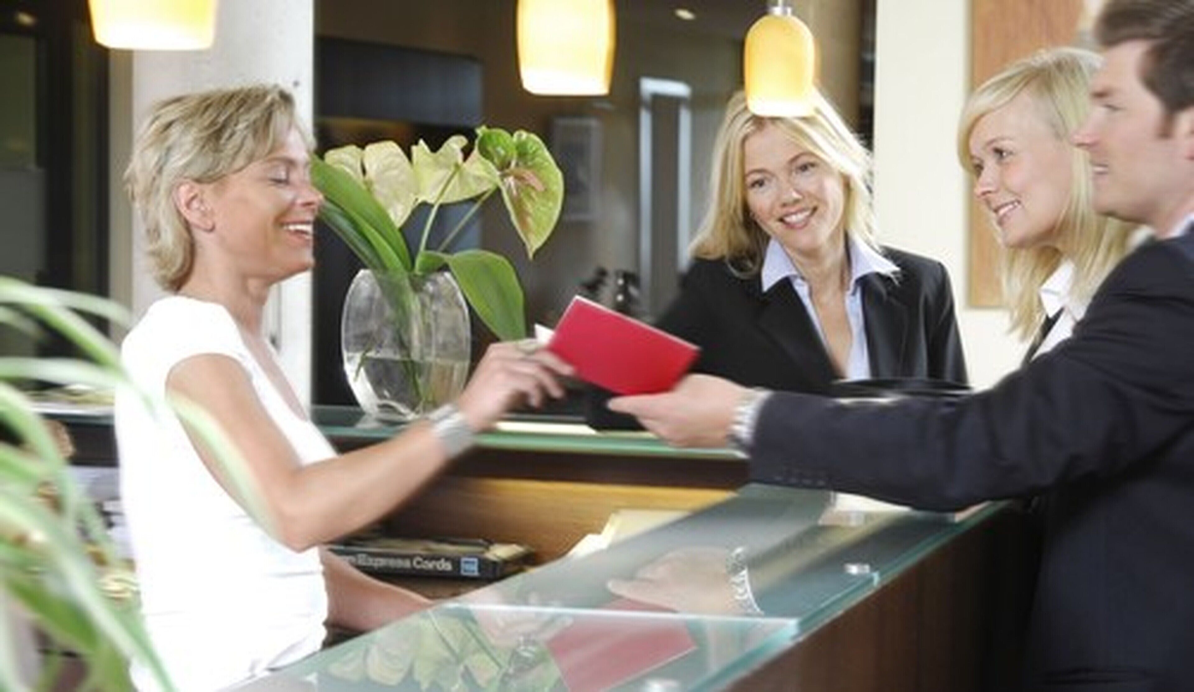 Kiosk voor inchecken/uitchecken