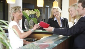 Check-in/check-out kiosk