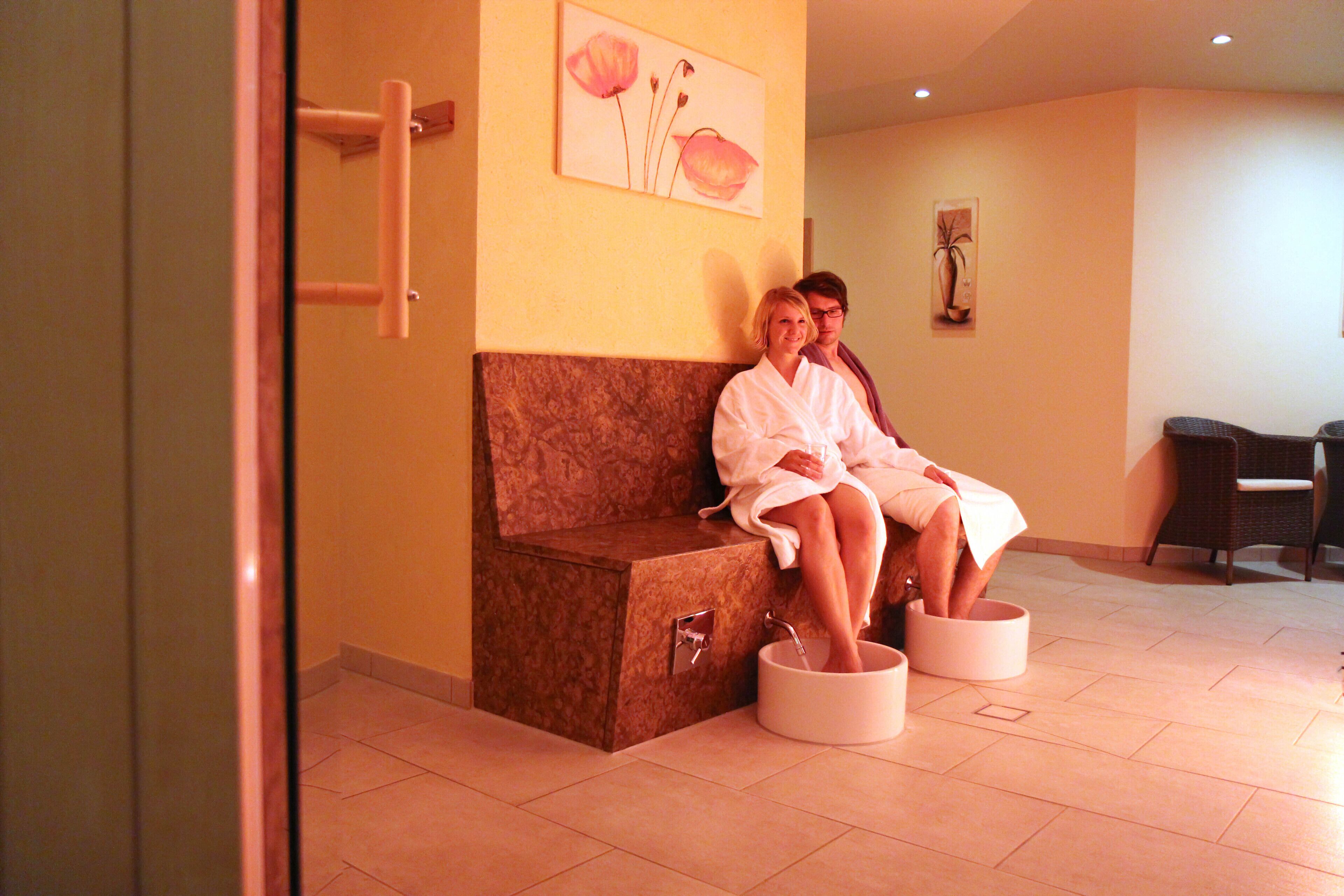 Sauna, steam room, body treatments, hot stone massages, facials