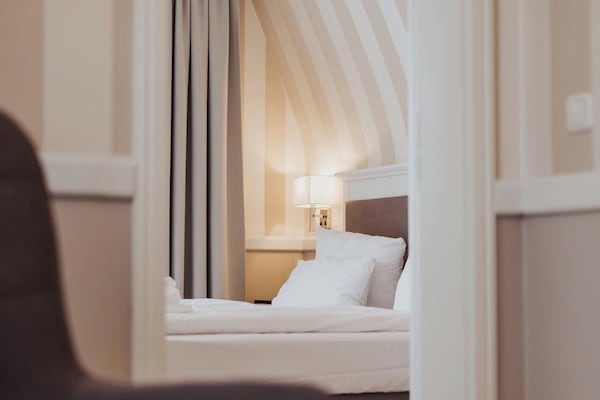 1 kamar tidur, meja kerja, dan Wi-Fi gratis