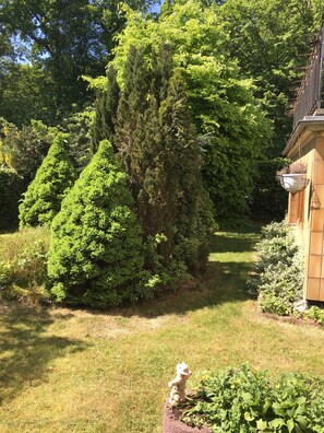 Blick von der Unterkunft