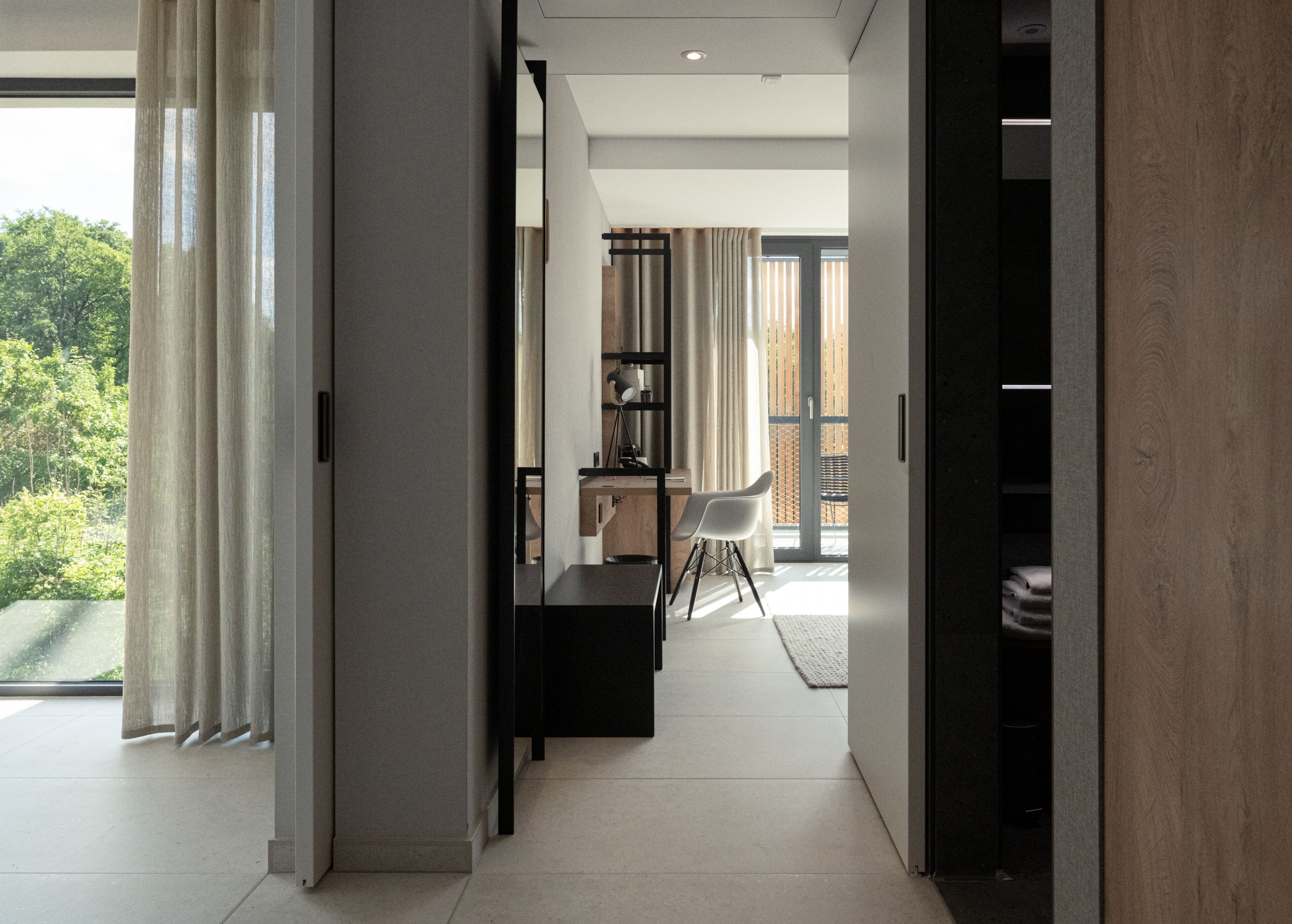 design studio | living area | 55-inch smart tv with satellite channels, tv, netflix