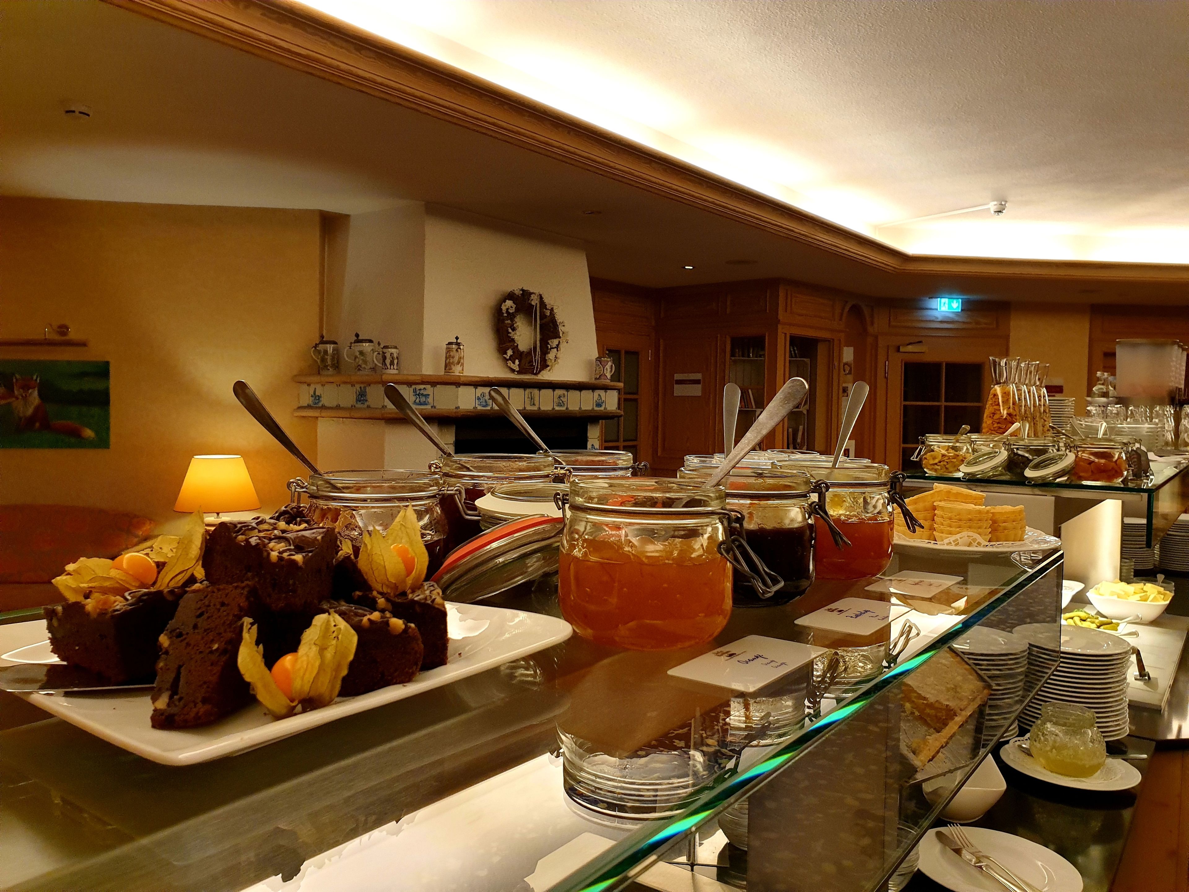 Daily buffet breakfast (EUR 14 per person)