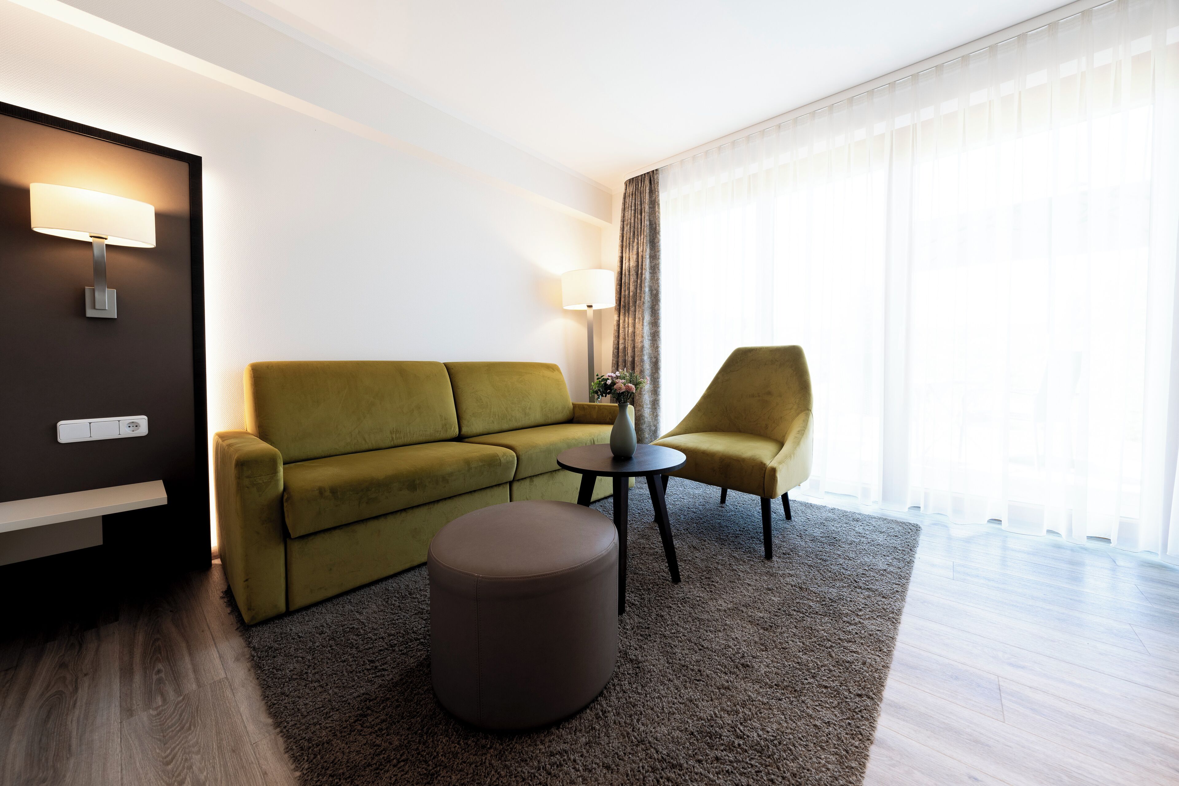 superior double room, large bathroom, terrace | premium bedding, minibar, in-room safe, desk