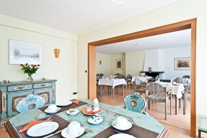 Daily buffet breakfast (EUR 13 per person)