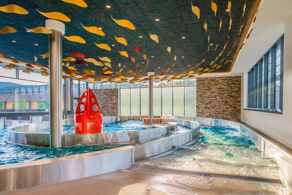 3 indoor pools, 3 outdoor pools, pool umbrellas, sun loungers