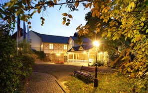 Front of property - evening/night