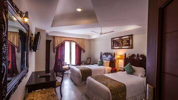 Executive Suite, Pool View | 1 bedroom, premium bedding, minibar, in-room safe