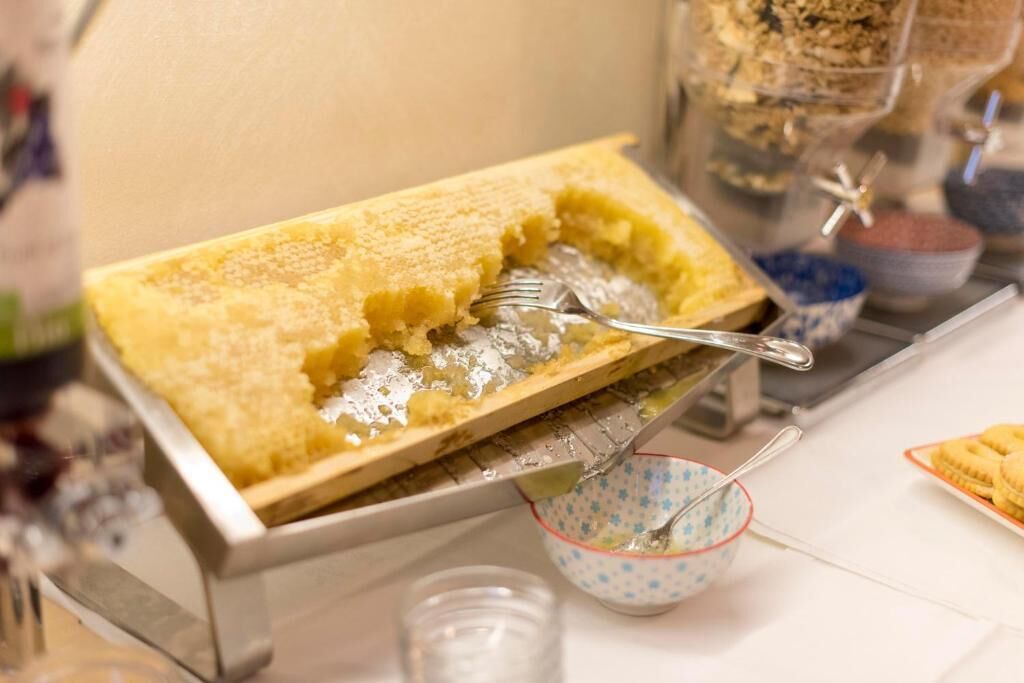 daily buffet breakfast (eur 5 per person)