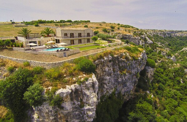 Aerial view - Casa al Castello (Modica)