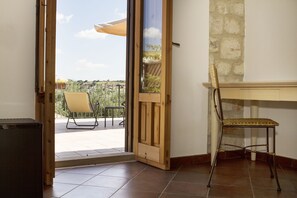Standard Double or Twin Room, Valley View | Balcony view - Casa al Castello (Modica)