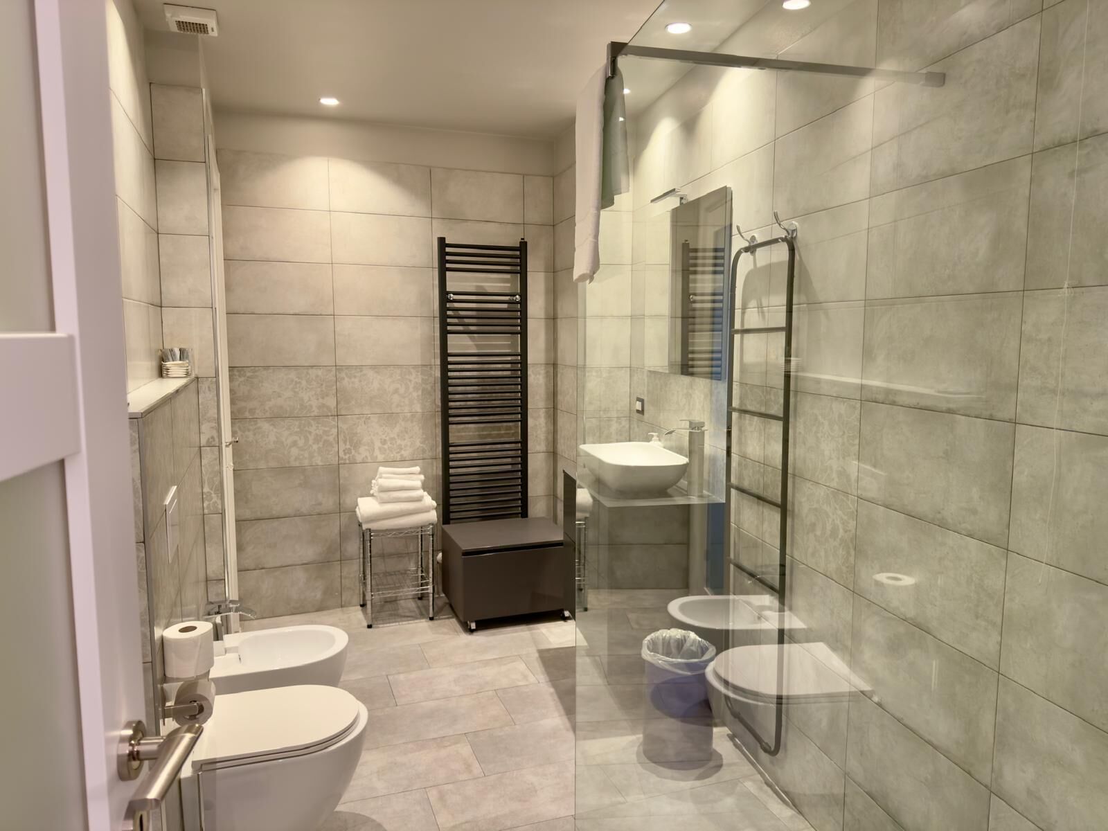 smart apartment | bathroom | free toiletries, hair dryer, towels