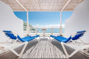 雙人或雙床房, 海景 | 露台/庭院