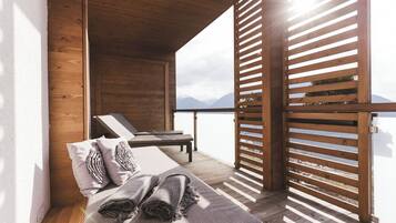 Suite, Balkon, Bergblick | Terrasse/Patio